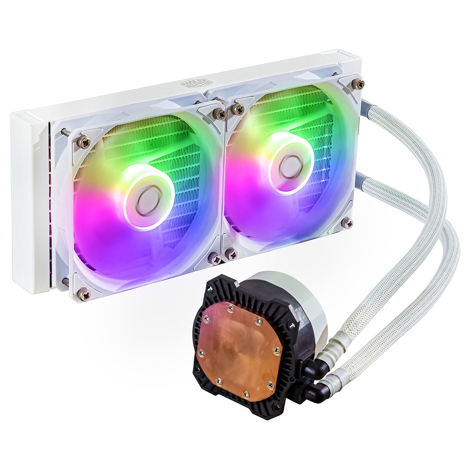 Watercooling AIO Cooler Master MasterLiquid L Core RGB - 240mm (Blanc) Watercooling AIO Cooler Master MasterLiquid L Core RGB - 240mm (Blanc)